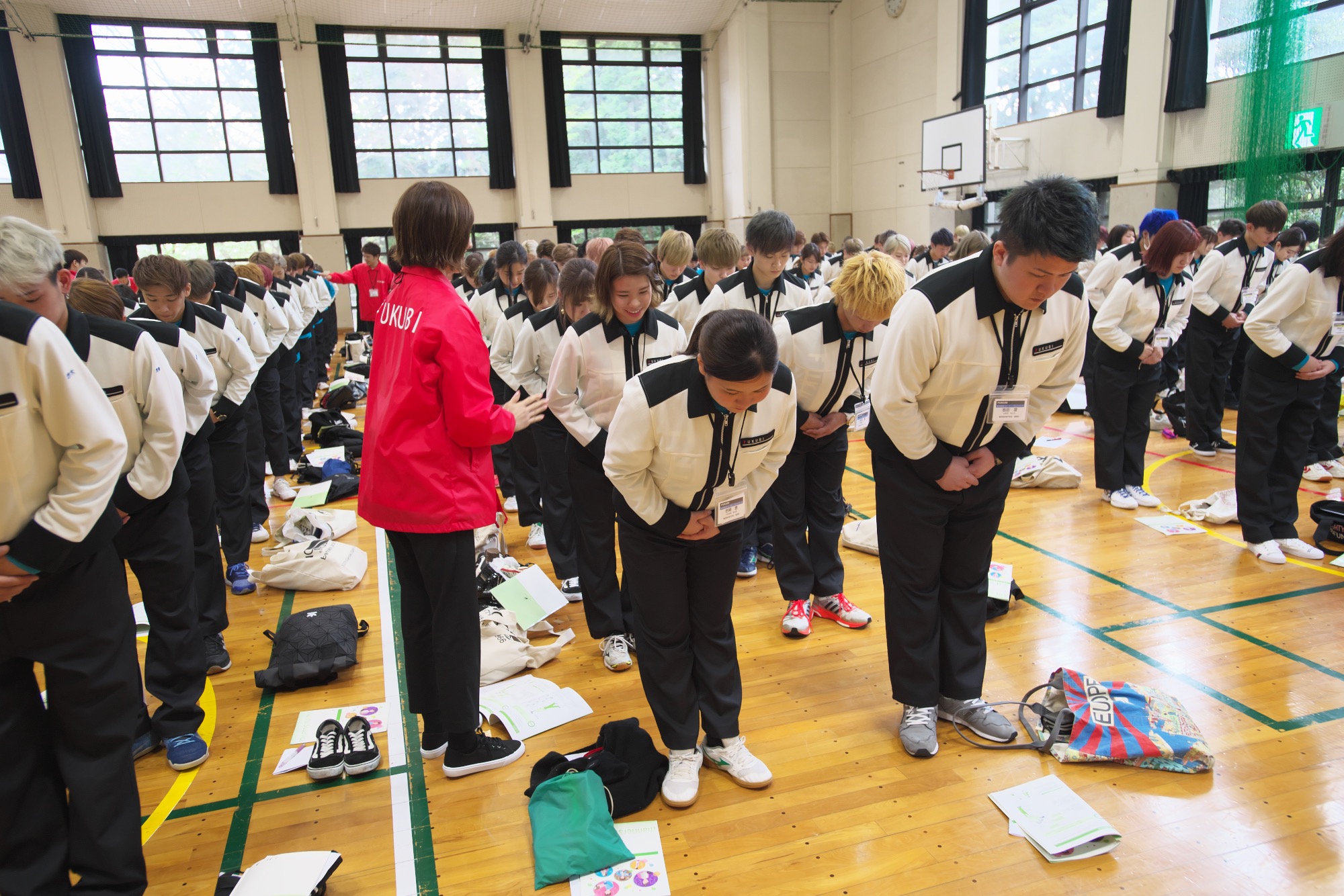 新入生校外合宿 学校ブログ Fukubi 福岡県美容生活衛生同業組合立 福岡美容専門学校